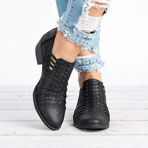 Platform Thick Heels Ankle Women's Boots