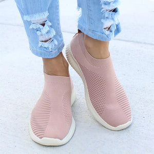 Women Knitted Vulcanized Fashion Sneakers